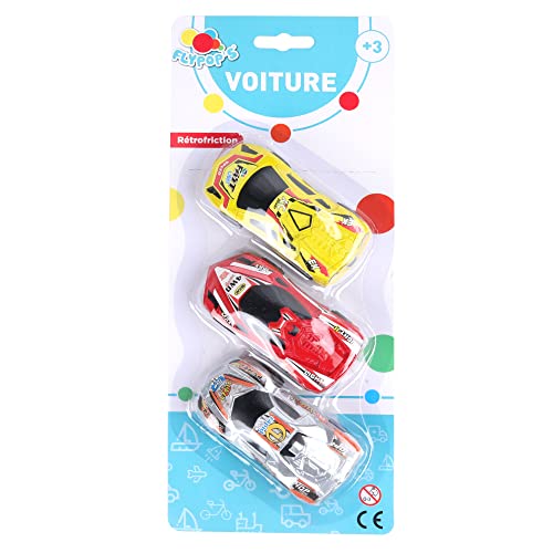 FLYPOP'S - Mini Sportwagen - Mini Fahrzeug - 021160LIN - Mehrfarbig - Kunststoff - Reibungsgetriebenes Fahrzeug - Miniatur - Auto - Kinderspielzeug - 9 cm x 3 cm - Ab 3 Jahren von FLYPOP'S