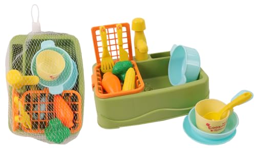 FLYPOP'S - Geschirrset und Spüle - Rollenspiel - 033628 - Mehrfarbig - Kunststoff - Küche - Kinderspielzeug - Geschenk - Wasserhahn - Obst - Gemüse - Teeservice - Ab 3 Jahren FLYPOP'S - Geschirrset und Spüle - Rollenspiel - 033628 - Mehrfarbig - Kunststoff - Küche - Kinderspielzeug - Geschenk - Wasserhahn - Obst - Gemüse - Teeservice - Ab 3 Jahren von FLYPOP'S