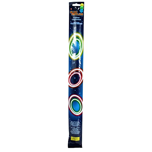 FLYPOP'S - Leuchtender Halsreif - Partyzubehör - 165304 - Zufällige Farbe - Kunststoff - Leuchtendes Spielzeug - Geburtstag - 58 cm x 6,5 cm - Ab 8 Jahren. von FLYPOP'S