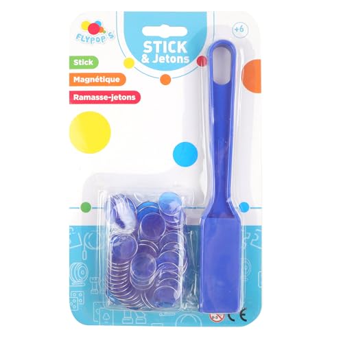 FLYPOP'S - Magnetische Jetons mit Stick - Lotteriespiel - 141121LIN - Zufällige Farbe - Kunststoff - 2 bis 6 Spieler - Gesellschaftsspiele - Lotto - 23 cm x 14 cm - Ab 6 Jahren. FLYPOP'S - Magnetische Jetons mit Stick - Lotteriespiel - 141121LIN - Zufällige Farbe - Kunststoff - 2 bis 6 Spieler - Gesellschaftsspiele - Lotto - 23 cm x 14 cm - Ab 6 Jahren. von FLYPOP'S