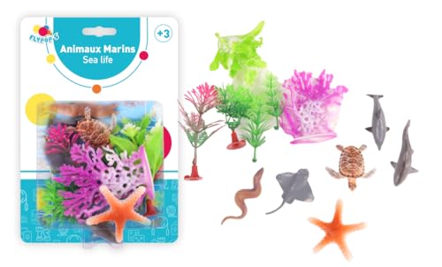 FLYPOP'S - Meerestiere und Zubehör – Sea Life – 036612 – Verschiedene Modelle – Kunststoff – Tiere – Spielzeug für Kinder – Geschenk – Fische – Zubehör – ab 3 Jahren FLYPOP'S - Meerestiere und Zubehör – Sea Life – 036612 – Verschiedene Modelle – Kunststoff – Tiere – Spielzeug für Kinder – Geschenk – Fische – Zubehör – ab 3 Jahren von FLYPOP'S