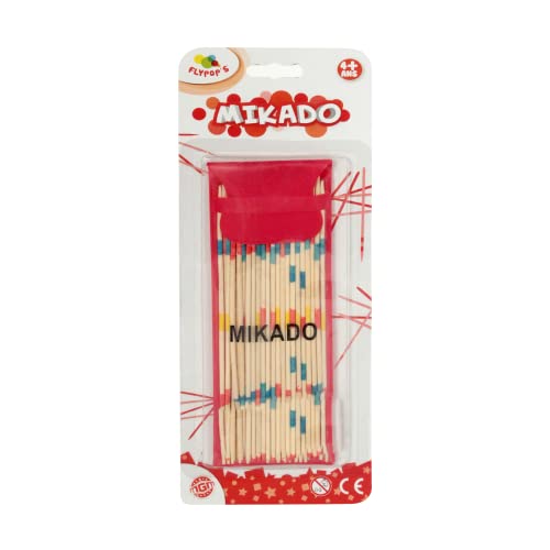 FLYPOP'S - Mikado - Geschicklichkeitsspiel - 140793LIN - Mehrfarbig - Holz - 2 bis 6 Spieler - Kinderspielzeug - Gesellschaftsspiele - Reisespiele - 18 cm x 1 cm - Ab 4 Jahren FLYPOP'S - Mikado - Geschicklichkeitsspiel - 140793LIN - Mehrfarbig - Holz - 2 bis 6 Spieler - Kinderspielzeug - Gesellschaftsspiele - Reisespiele - 18 cm x 1 cm - Ab 4 Jahren von FLYPOP'S