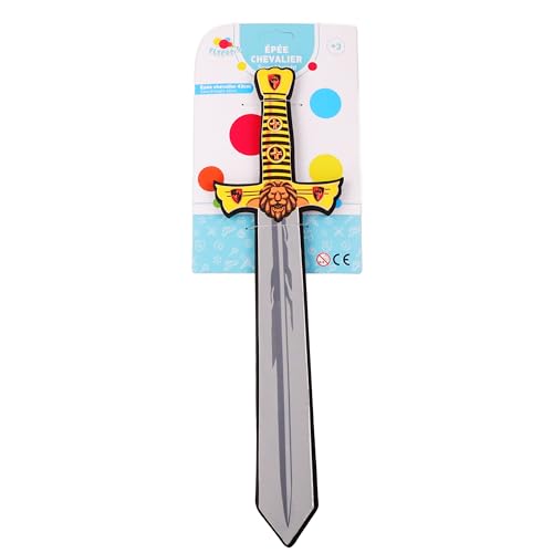 FLYPOP'S - Ritterschwert - Verkleidungszubehör - 187506 - Grau - Schaumstoff - Ritter - Kinderspielzeug - Karneval - Kostüm - 43 cm - Ab 3 Jahren FLYPOP'S - Ritterschwert - Verkleidungszubehör - 187506 - Grau - Schaumstoff - Ritter - Kinderspielzeug - Karneval - Kostüm - 43 cm - Ab 3 Jahren von FLYPOP'S