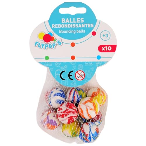 FLYPOP'S - Springbälle - Freizeitspiel - 030185G - Mehrfarbig - Kunststoff - Geburtstag - Geschicklichkeitsspiel - Kinderspielzeug - 2,5 cm x 2,5 cm - Ab 3 Jahren FLYPOP'S - Springbälle - Freizeitspiel - 030185G - Mehrfarbig - Kunststoff - Geburtstag - Geschicklichkeitsspiel - Kinderspielzeug - 2,5 cm x 2,5 cm - Ab 3 Jahren von FLYPOP'S