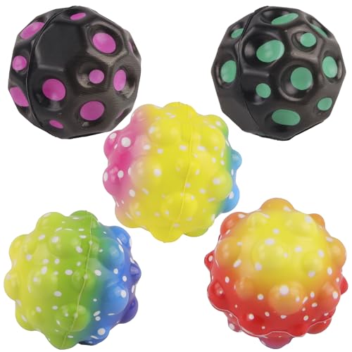 FLYPOP'S - Springball - Spiel für den Pausenhof - 037218 - Zufälliges Modell - Schaumstoff - Geburtstag - Geschicklichkeitsspiel - Kinderspielzeug - 7 cm x 7 cm - Ab 18 Monaten von FLYPOP'S