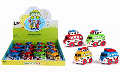 FLYPOP'S - Van - Mini-Fahrzeug - 023619 - Zufällige Farbe - Metall - Friktionsfahrzeug - Urlaub - Kinder-Spielzeug - 9,5 cm x 7,5 cm - Ab 3 Jahren von FLYPOP'S