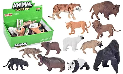 Zanimo & co - Wildtierfigur - 030336 - Zufälliges Modell - Kunststoff - Sammlerstück - Kinderspielzeug - Realistisch - Miniatur - Tierassortiment - Ab 3 Jahren Zanimo & co - Wildtierfigur - 030336 - Zufälliges Modell - Kunststoff - Sammlerstück - Kinderspielzeug - Realistisch - Miniatur - Tierassortiment - Ab 3 Jahren von FLYPOP'S