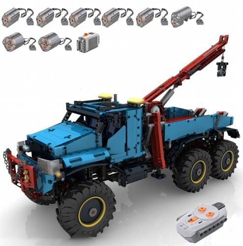 FMBLDM Technik Truck Modellbauset, Technik für Erwachsene, RC -Schleppwagen Kran-Spielzeug, Geschenk für Mädchen und Jungen ab 18 Jahre Kompatibel mit LG von FMBLDM