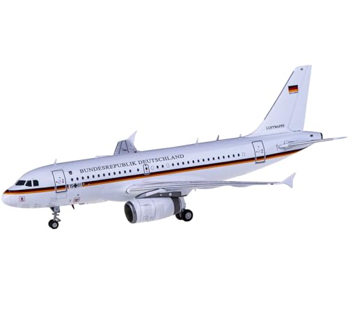 FMOCHANGMDP Flugzeug Legierung Modelle, 1/200 Skala Luftwaffe Airbus A319 Modelle, Spielzeug und Geschenke für Erwachsene, 6.7 x 7.1Inchs von FMOCHANGMDP