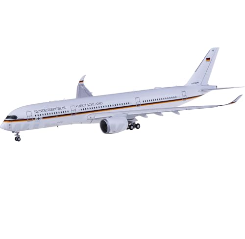 FMOCHANGMDP Flugzeug Legierung Modelle, 1/200 Skala Luftwaffe Airbus A350-900ACJ Modelle, Spielzeug und Geschenke für Erwachsene, 13.1 x 12.7Inchs von FMOCHANGMDP