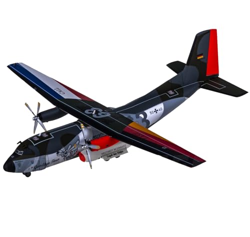 FMOCHANGMDP Flugzeug Legierung Modelle, 1/200 Skala Luftwaffe Transall C-160 Modelle, Spielzeug und Geschenke für Erwachsene, 7.9 x 6.4Inchs von FMOCHANGMDP