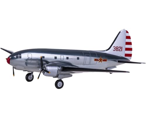 FMOCHANGMDP Flugzeug Legierung Modelle, 1/200 Skala PLAAF Curtiss C-46 Modelle, Spielzeug und Geschenke für Erwachsene, 4.6 x 6.5Inchs von FMOCHANGMDP