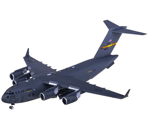 FMOCHANGMDP Flugzeug Legierung Modelle, 1/200 Skala USAF Boeing C-17A Globemaster III Modelle, Spielzeug und Geschenke für Erwachsene, 10.4 x 10.2Inchs von FMOCHANGMDP