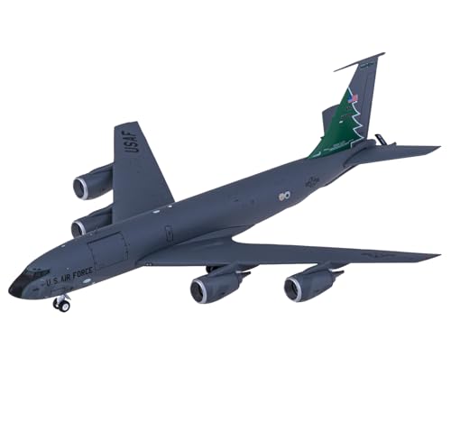 FMOCHANGMDP Flugzeug Legierung Modelle, 1/200 Skala USAF Boeing KC-135R Stratotanker Modelle, Spielzeug und Geschenke für Erwachsene, 8.2 x 7.9Inchs von FMOCHANGMDP