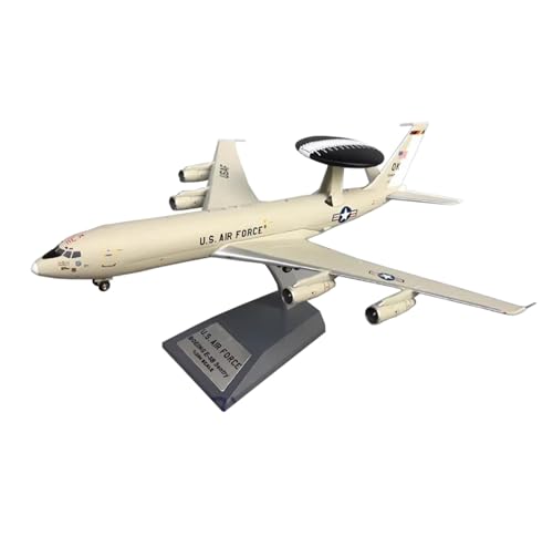 FMOCHANGMDP Flugzeug Legierung Modelle, 1/200 Skala USAF E-3B Sentry Warning Aircraft Modelle, Spielzeug und Geschenke für Erwachsene, 9.2 x 8.5Inchs von FMOCHANGMDP