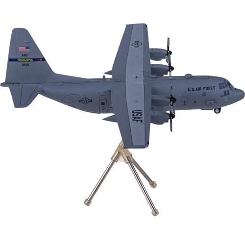 FMOCHANGMDP Flugzeug Legierung Modelle, 1/200 Skala USAF Lockheed C-130H Modelle, Spielzeug und Geschenke für Erwachsene, 5.9 x 8Inchs von FMOCHANGMDP