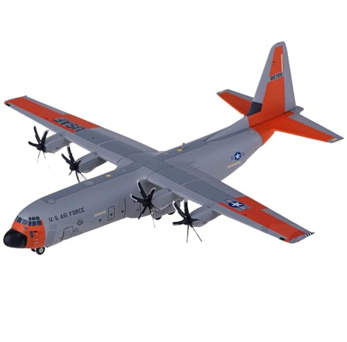 FMOCHANGMDP Flugzeug Legierung Modelle, 1/200 Skala USAF Lockheed C-130J-30 Super Hercules Modelle, Geschenke für Erwachsene, 5.9 x 8Inchs von FMOCHANGMDP