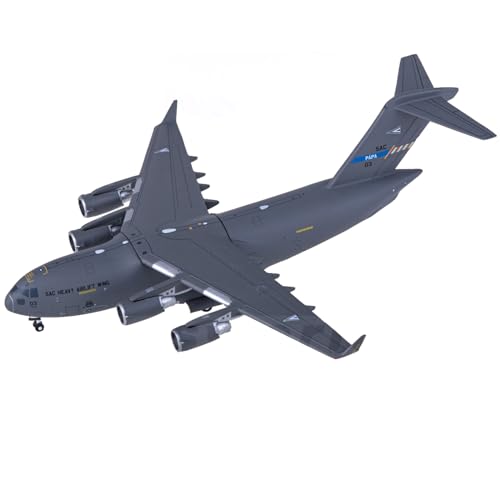 FMOCHANGMDP Flugzeug Legierung Modelle, 1/400 Skala NATO Boeing C-17A Globemaster III Modelle, Spielzeug und Geschenke für Erwachsene, 5.3 x 5.1Inchs von FMOCHANGMDP