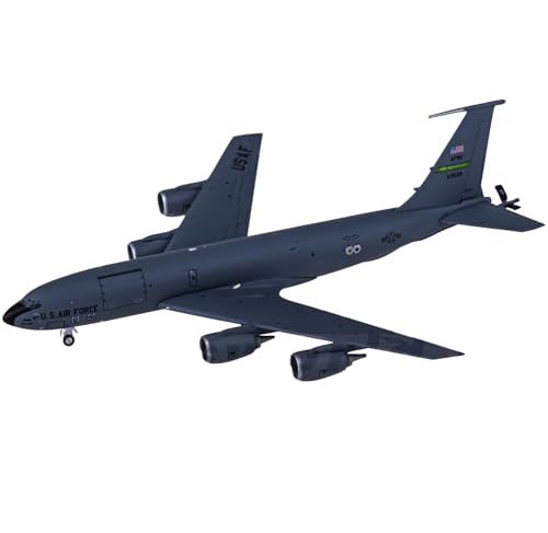 FMOCHANGMDP Flugzeug Legierung Modelle, 1/400 Skala USAF Boeing KC-135R Stratotanker Modelle, Spielzeug und Geschenke für Erwachsene, 4.1 x 4Inchs von FMOCHANGMDP