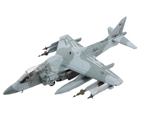 FMOCHANGMDP Flugzeug Legierung Modelle, 1/72 Skala AV-8B Harrier II Fighter King Abdul Aziz Base 1990 Modelle, Spielzeug und Geschenke, 7.7 x 5Inchs von FMOCHANGMDP