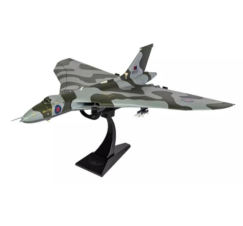 FMOCHANGMDP Flugzeug Legierung Modelle, 1/72 Skala Avro Vulcan B2 Bomber 'Black Buck 6' Modelle, Spielzeug und Geschenke für Erwachsene, 16 x 16.5Inchs von FMOCHANGMDP