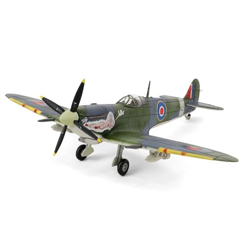 FMOCHANGMDP Flugzeug Legierung Modelle, 1/72 Skala British Spitfire Fighter MK210 Modelle, Spielzeug und Geschenke für Erwachsene, 5.9 x 4.7Inchs von FMOCHANGMDP