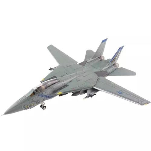 FMOCHANGMDP Flugzeug Legierung Modelle, 1/72 Skala F14B Tomcat Fighter VF-143 Pukin Dogs 2002 Modelle, Spielzeug und Geschenke, 10.4 x 10.7Inchs von FMOCHANGMDP