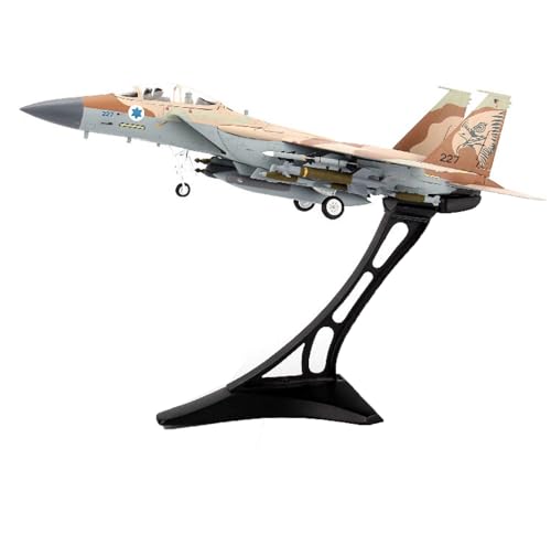 FMOCHANGMDP Flugzeug Legierung Modelle, 1/72 Skala Israeli Air Force F15I Eagle Fighter Modelle, Spielzeug und Geschenke für Erwachsene, 10.2 x 7.1Inchs von FMOCHANGMDP