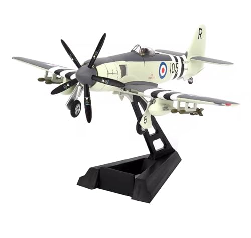 FMOCHANGMDP Flugzeug Legierung Modelle, 1/72 Skala Royal Navy Hawk Sea Fury FB MKII Bomber Modelle, Spielzeug und Geschenke, 5.3 x 4.7Inchs von FMOCHANGMDP