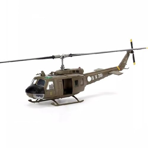 FMOCHANGMDP Flugzeug Legierung Modelle, 1/72 Skala UH-1 Iroquois Helicopter Modelle, Spielzeug und Geschenke für Erwachsene, 7.1 x 1.6Inchs von FMOCHANGMDP