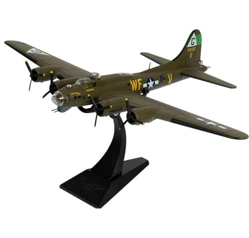 FMOCHANGMDP Flugzeug Legierung Modelle, 1/72 Skala USAAF B-17G Flying Fortress RAF Chelveston 1944 Modelle, Spielzeug und Geschenke für Erwachsene, 12.6 x 17.3Inchs von FMOCHANGMDP