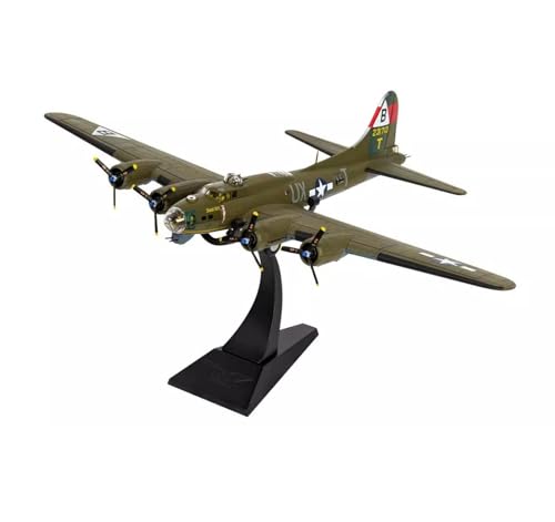 FMOCHANGMDP Flugzeug Legierung Modelle, 1/72 Skala USAAF B-17G Flying Fortress RAF Podington 1944 Modelle, Spielzeug und Geschenke für Erwachsene, 17.3 x 12.6Inch von FMOCHANGMDP