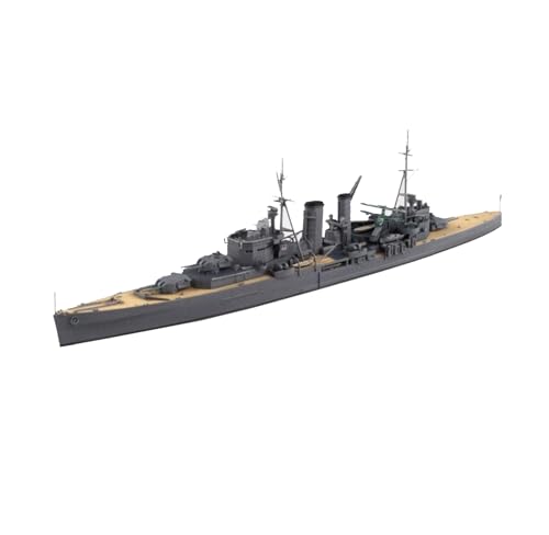 FMOCHANGMDP HMS Exeter Heavy Cruiser Maßstab 1/700 Modellbausatz Flugzeugträger, Spielzeug und Geschenke für Erwachsene, 9.9Zolls von FMOCHANGMDP