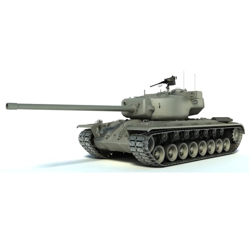 FMOCHANGMDP Modellbausatz Tankmodell Plastik Modelle, US T34 Heavy Tank im Maßstab 1/35, Spielzeug und Geschenke,13 x 4.4Inchs von FMOCHANGMDP
