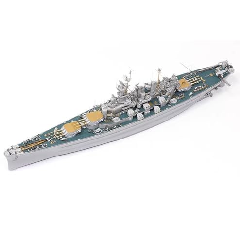 FMOCHANGMDP Top Grade North Carolina BB-55 Battleship Maßstab 1/700 Modellbausatz Flugzeugträger, Spielzeug und Geschenke für Erwachsene, 12.5 x 1.9Zolls von FMOCHANGMDP
