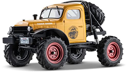 FMS Power Wagon Mud-Racer 1:24 - RTR 2.4GHz RC Crawler - Auto - Gelb - Kinder (unisex) von FMS