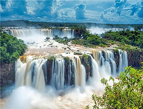 Holzpuzzle 1000 Teile/breiter Wasserfall/für Erwachsene und Kinder geeignet Holzpuzzle 1000 Teile/breiter Wasserfall/für Erwachsene und Kinder geeignet von FNTSMA