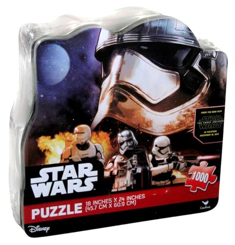 FNX Star_ars Classic The Force Awakens: Captain Phasma Stormtroopers – 1000 Teile Sammler-Puzzle mit Dose | 45,7 x 61 cm | Offizielles Lizenzprodukt von Cardinal von FNX