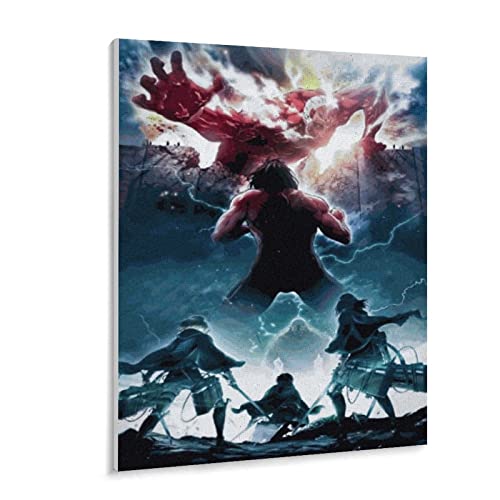 Attack On Titan Anime Puzzle 1000 Teile Papier Erwachsene Kinder Lernspielzeug Dekompressionsspiel（50x70cm）-445 von FOBZZY