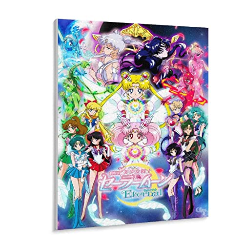Puzzle 1000 Stück Anime Sailor Moon Poster Für Holz Kinder Spielzeug Dekompression Spiel（75x50cm）-400 von FOBZZY