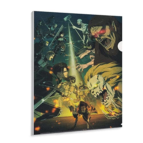 Puzzle 1000 Teile Anime Attack On Titan Poster Holz Kinderspielzeug Dekompressionsspiel（75x50cm）-421 von FOBZZY