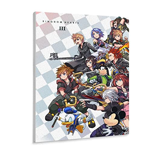Puzzle 1000 Teile Kingdom Hearts Videospiel Beliebte Anime Cartoon Art Bild Puzzle 1000 Teile er Erwachsene Pädagogisches intellektuelles Dekomprimieren（38x26cm）-383 von FOBZZY