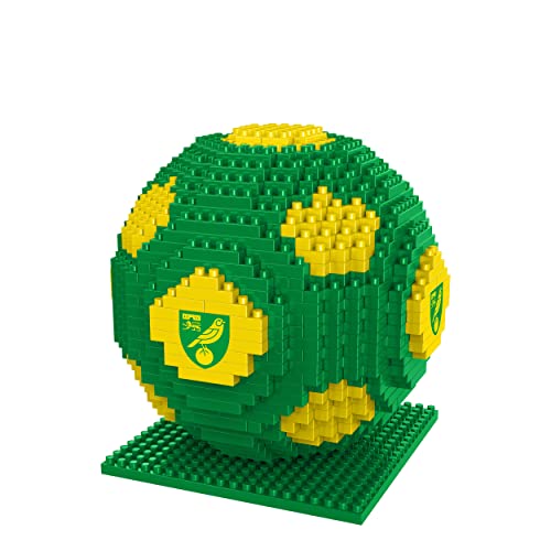 FOCO 3D-Fußball-Spielzeugmodell aus Brxlz-Bausteinen, offizielles Lizenzprodukt, Norwich City FC FOCO 3D-Fußball-Spielzeugmodell aus Brxlz-Bausteinen, offizielles Lizenzprodukt, Norwich City FC von FOCO