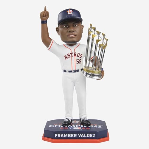 FOCO Framber Valdez Houston Astros 2022 World Series Champions 20,3 cm Wackelkopf Wackelkopf Puppe von FOCO