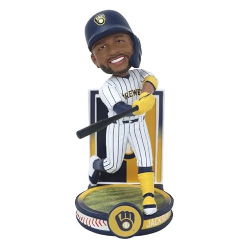FOCO Jackson Chourio (Milwaukee Brewers) Banner Series MLB Wackelkopf von FOCO
