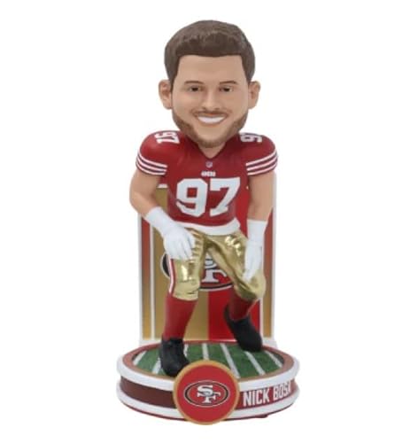 FOCO Nick Bosa (San Francisco 49ers) Banner Series NFL Bobblehead von FOCO