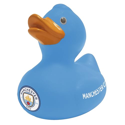 FOCO Offiziell lizenzierte Manchester City FC Fußball-Badeente, Vinyl FOCO Offiziell lizenzierte Manchester City FC Fußball-Badeente, Vinyl von FOCO