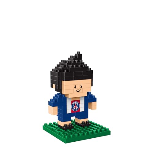 FOCO Offizielles Lizenzprodukt Paris Saint-Germain FC PSG BRXLZ Bricks 3D Mini Player von FOCO