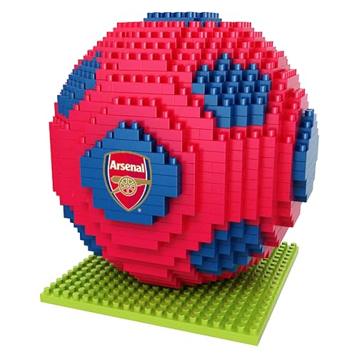 FOCO Offizielles Lizenzprodukt Arsenal FC BRXLZ-Steine 3D-Fußball BAU-Set von FOCO