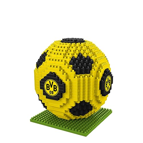 FOCO Offizielles Lizenzprodukt Borussia Dortmund BRXLZ-Steine 3D-Fußball BAU-Set 12+ yo von FOCO